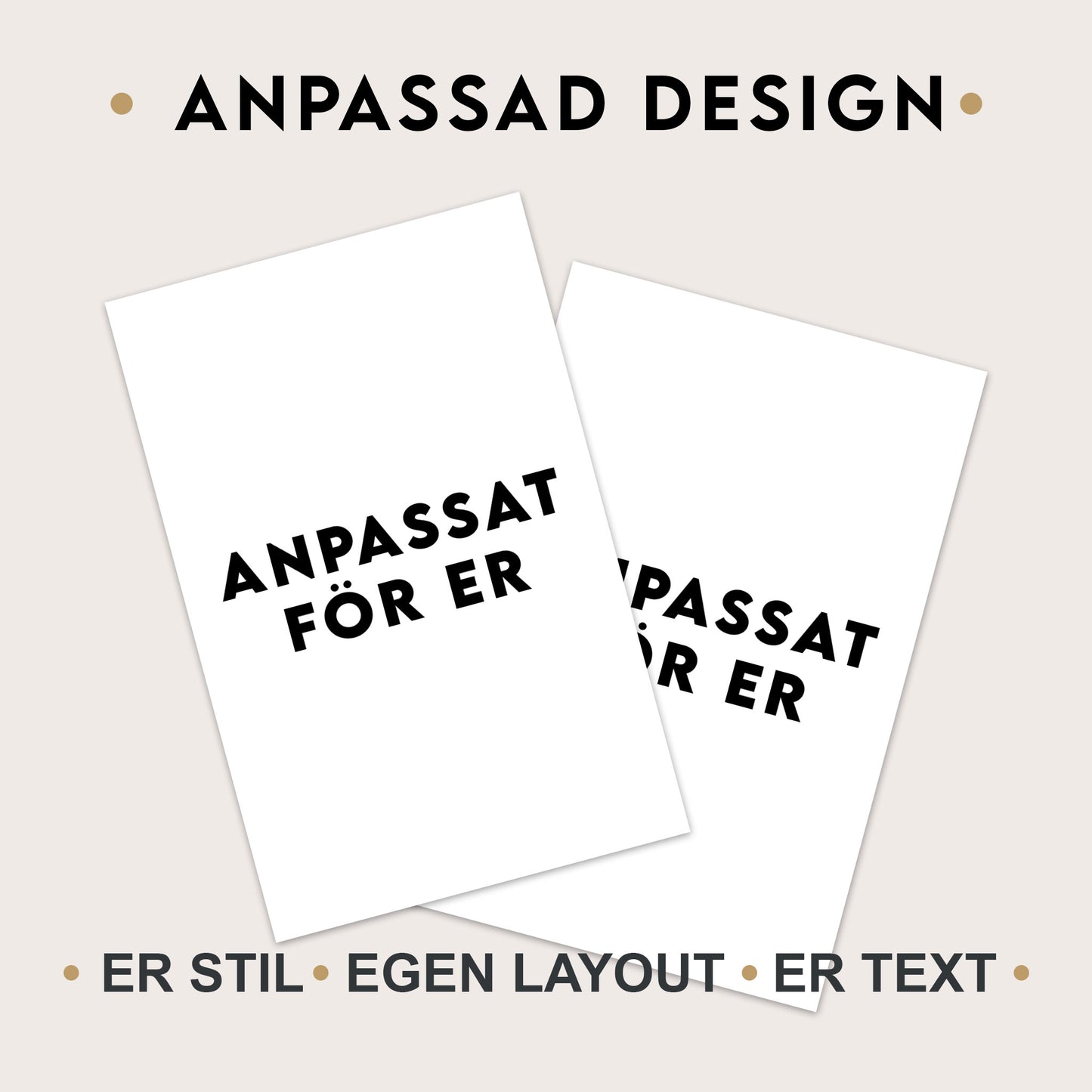 Anpassad Design